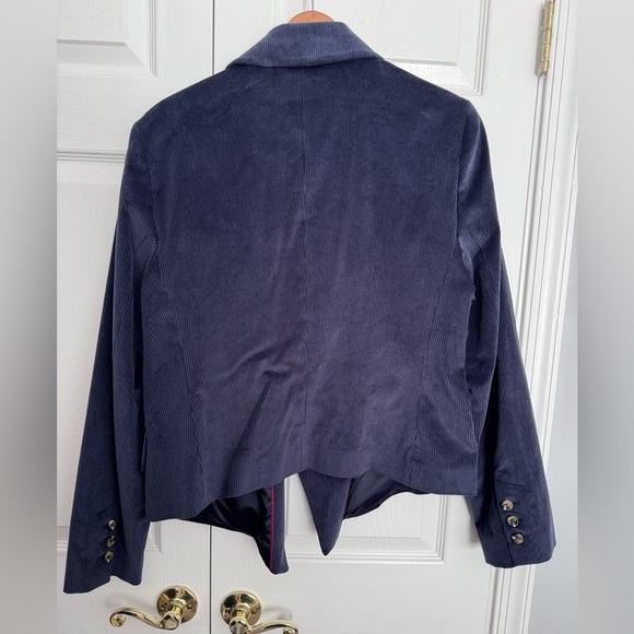 Navy double-breasted corduroy jacket, Boden - Picture 2 of 8